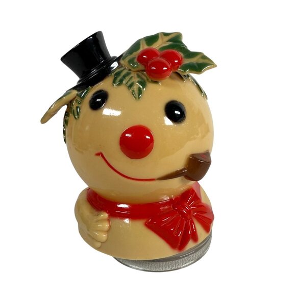 Vintage Berman Anderson Frosty The Snowman Christmas Music Box 1973 WORKS! - Picture 1 of 6